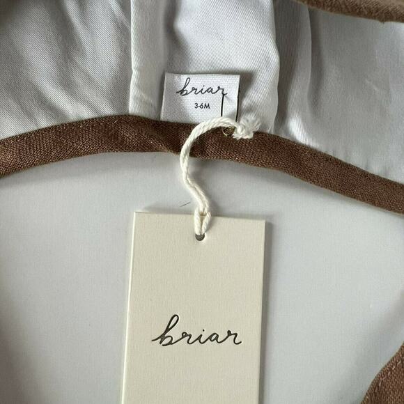 NEW Briar Baby Fawn Cotton Lined Bonnet - Picture 6 of 10